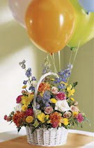  Ankara çiçek siparişi vermek  Mevsim çiçekleri sepeti balon hediye