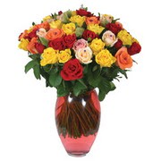 51 adet gül ve kaliteli vazo   Ankara çiçek gönderme sitemiz güvenlidir 