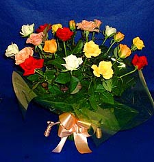  Ankara İnternetten çiçek siparişi  13 adet karisik renkli güller