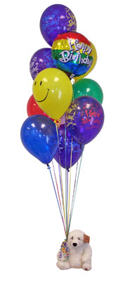  Ankara çiçekçi telefonları  Sevdiklerinize 17 adet uçan balon demeti yollayin.