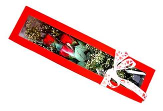  Ankara İnternetten çiçek siparişi  Kutuda 3 adet gül
