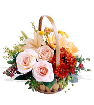  Ankara uluslararası çiçek gönderme  Orta boy Karisik mevsim çiçeklerinden sepet