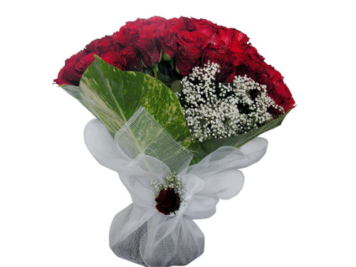 25 adet kirmizi gül görsel çiçek modeli  Ankara çiçek servisi , çiçekçi adresleri 