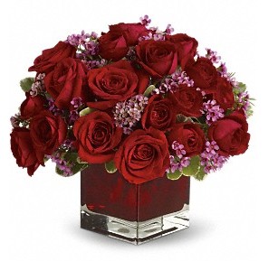 11 adet kırmızı gül vazosu  Ankara çiçekçiler 