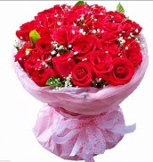 25 adet kırmızı gül buketi  Ankara internetten çiçek satışı 