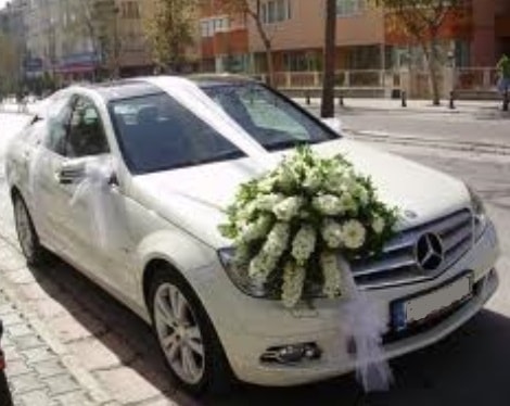 Gelin arabası süslemesi  Ankara çiçek satışı 