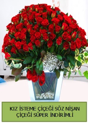 Söz nişan kız isteme çiçeği 71 gülden  Ankara hediye çiçek yolla 