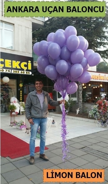 Ankara 50 adet istenilen renkte uçan balon  Ankara ucuz çiçek gönder 