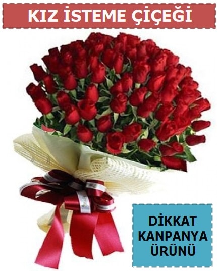 51 Adet gül kız isteme çiçeği buketi  Ankara İnternetten çiçek siparişi 