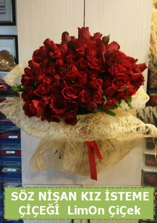 51 adet güllü Söz nişan kız isteme çiçeği  Ankara ucuz çiçek gönder 
