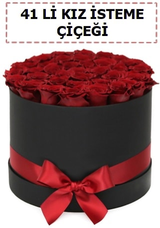 41 li kız isteme kutuda çiçek  Ankara ucuz çiçek gönder 