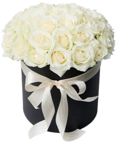 41 adet beyaz gül kutuda söz  Ankara çiçek satışı  süper görüntü