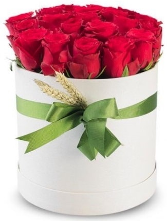25 adet özel kutuda kırmızı gül  Ankara cicekciler , cicek siparisi  söz çiçekler
